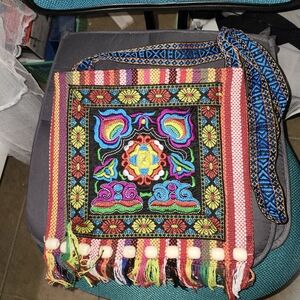 Colorful Embroidered Women's Bag